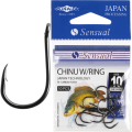 Крючки рыболовные  Mikado - SENSUAL - CHINU W/RING №10 (с ушком)